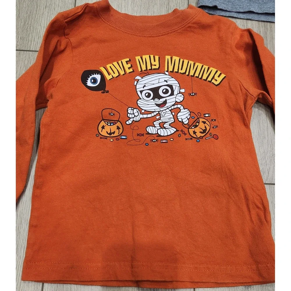 Halloween Toddler Shirt Lot 3T/4T Gymboree OshKosh Childrens Place Frankenstein